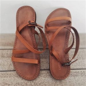 Sandali di cuoio best sale donna