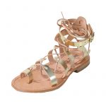 women’s ankle-strap sandals in leather