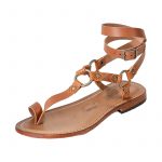 leather lace up sandals for women