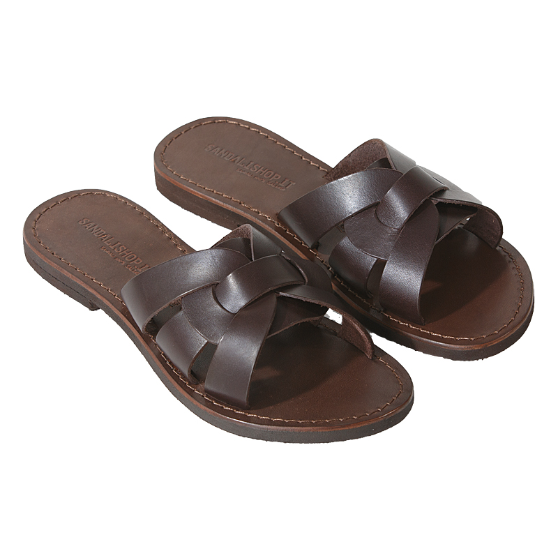 Ciabatte donna estive Eleganti e in vero cuoio Sandalishop