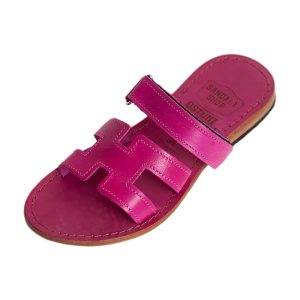 SANDALI FUCSIA DONNA BASSI