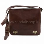 Borsa tracolla Freestyle unisex marrone