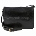 Notebook Shoulder Bag Black unisex