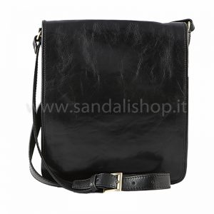 Borsa tracolla Postino da uomo nero