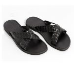 Men’s Vintage Slide sandals in Black