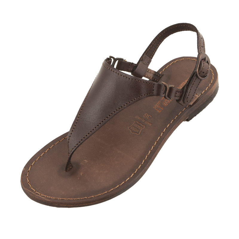 womens brown strappy sandals