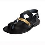 Men’s Caffe Strappy sandals in Black