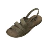 unisex Spartacus Strappy sandals in Camouflage Green