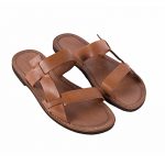 Men’s Francescano Slide sandals in Cognac