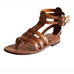 Sandalo gladiatore Fashion cognac da donna