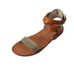 unisex Palermo Gladiator sandals in Cognac