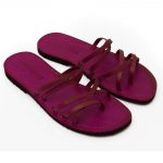 Women’s Lecce Thong sandals in Fuxia