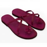 Women’s Ostuni Thong sandals in Fuxia