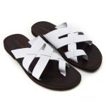 Men’s Alimini Thong sandals in White