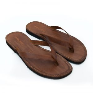 Infradito uomo in cuoio e pelle Made in Italy Sandalishop