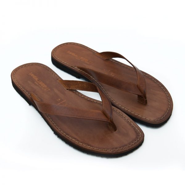 Men's Tipo Strappy sandals in Cognac - Sandalishop.it