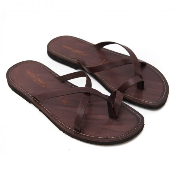 Infradito on sale color cuoio