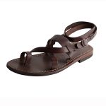 Women’s Hippie Lace up sandals in Brown