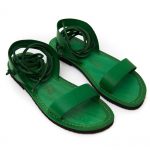 Women’s Martignano Lace up sandals in Green