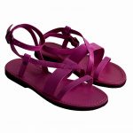 Sandalo schiava Mykonos fuxia da donna