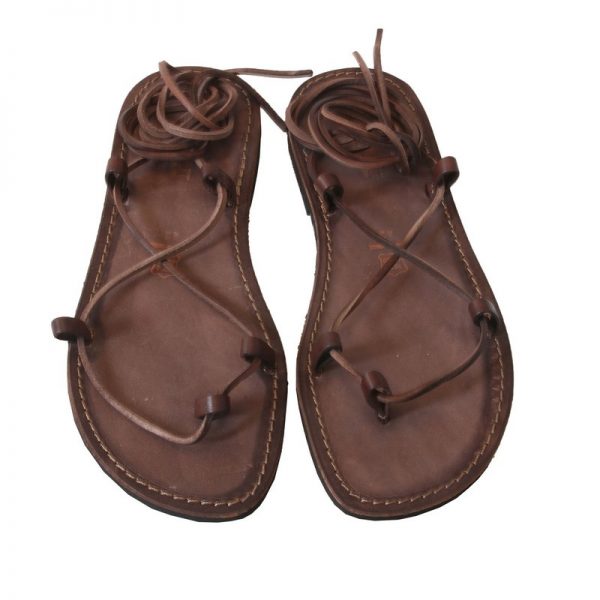 Mens lace up sales sandals