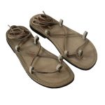 Men’s Stringato Lace up sandals in Camouflage Green