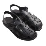 Men’s Retro Strappy sandals in Black