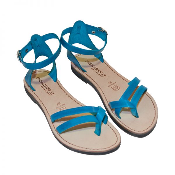 turquoise gladiator sandals