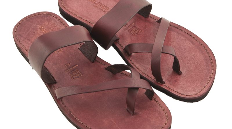 Men's Pizzica Thong sandals in Bordeaux