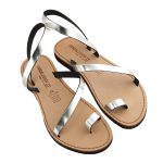 Women’s Amore Lace up sandals in Silver