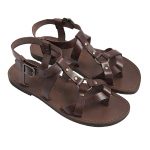 Men’s Grunge Gladiator sandals in Brown